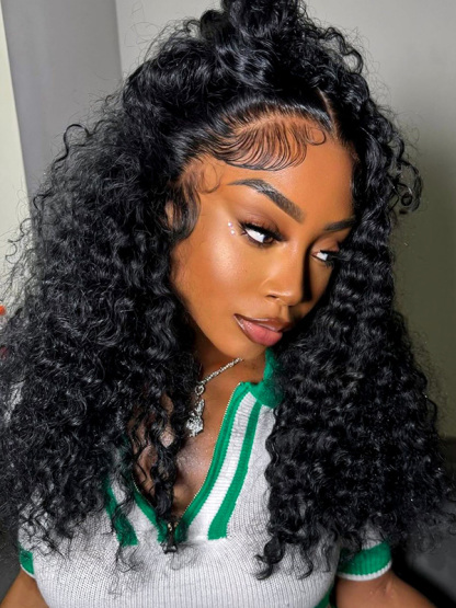 Front lace wig, invisible high definition lace wig