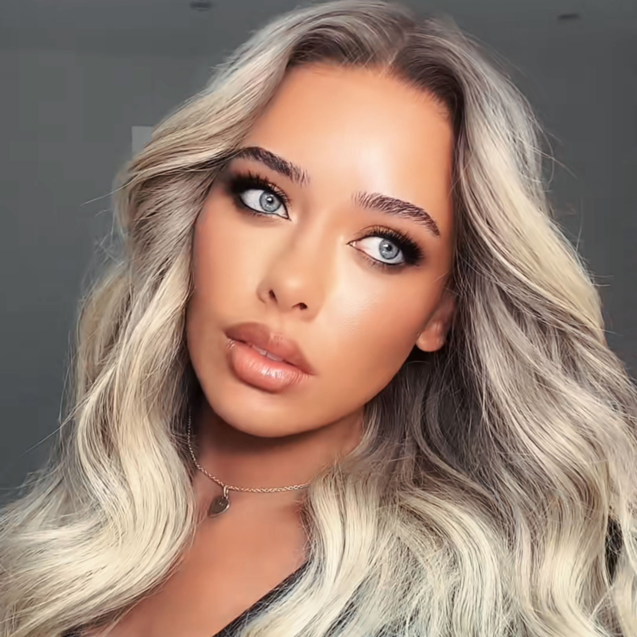 Long Wavy Ombre Hair Wig for-Synthetic Lace Front Wig