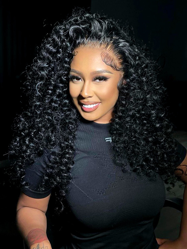 Front lace wig, invisible high definition lace wig