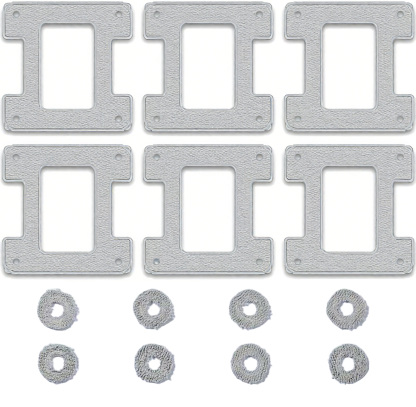 9er-Pack Mikrofasertücher