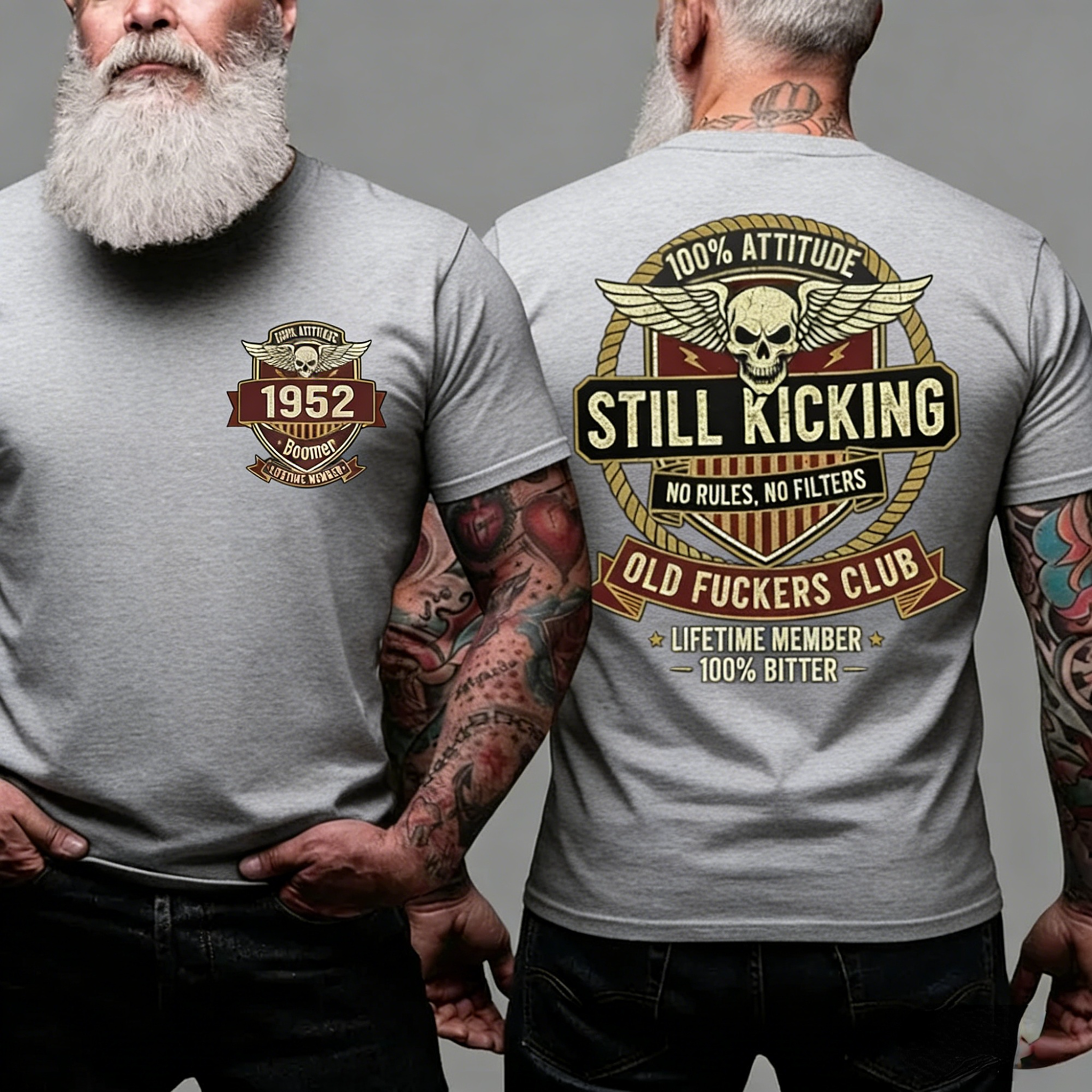Old Guys Club Lifetime Member Still Kicking T-shirt Sweatshirt