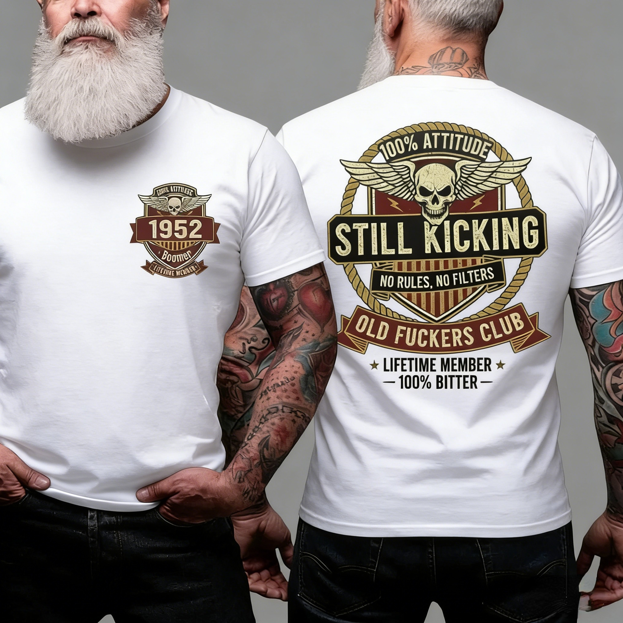 Old Guys Club Lifetime Member Still Kicking T-shirt Sweatshirt