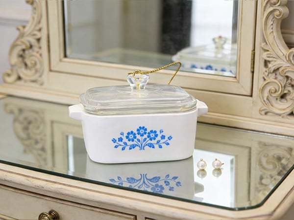🎁Retro Gooseberry Trinket Box – Vintage Pyrex-Style Casserole Design💕