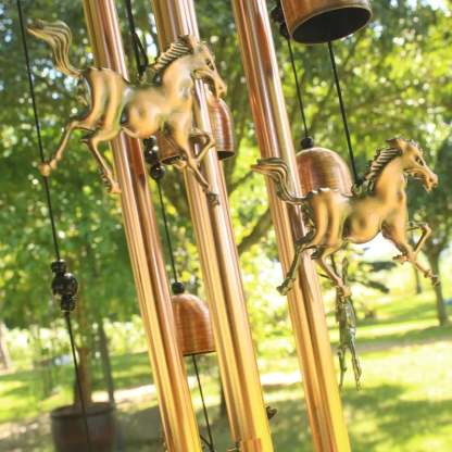Pure Handmade Copper Horse Wind Chimes(Buy 2 Free Shipping)