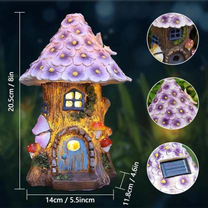 Solar Mushroom Garden Lantern
