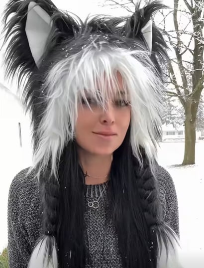 🏆Flash Sale⚡ Clearance Sale💥Cute Plush Cat Hat Fluffy Ear Headwear Winter Warm Earmuffs Head Mask