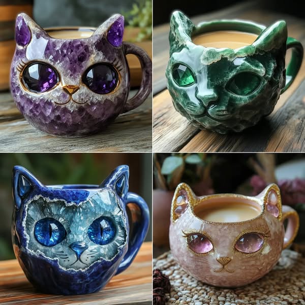 Geode Cat Mug