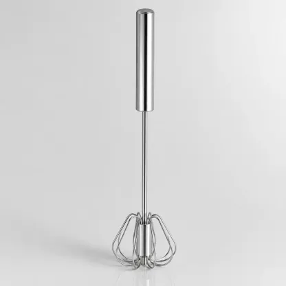 Stainless Steel Hand-Push Rotary Whisk