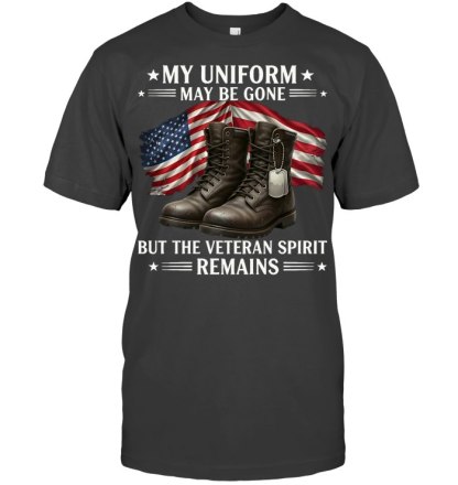 MY UNIFORM MAY BE GONE Unisex Short Sleeve Classic Tee