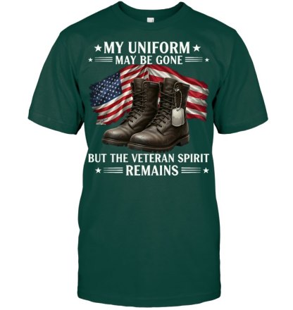MY UNIFORM MAY BE GONE Unisex Short Sleeve Classic Tee