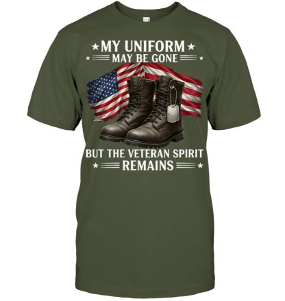 MY UNIFORM MAY BE GONE Unisex Short Sleeve Classic Tee