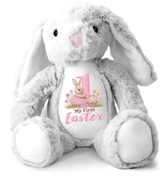 Baby's First Easter - Personalized Stuffed Bunny