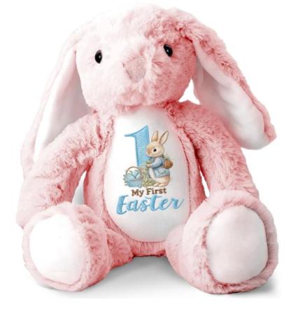 Baby's First Easter - Personalized Stuffed Bunny
