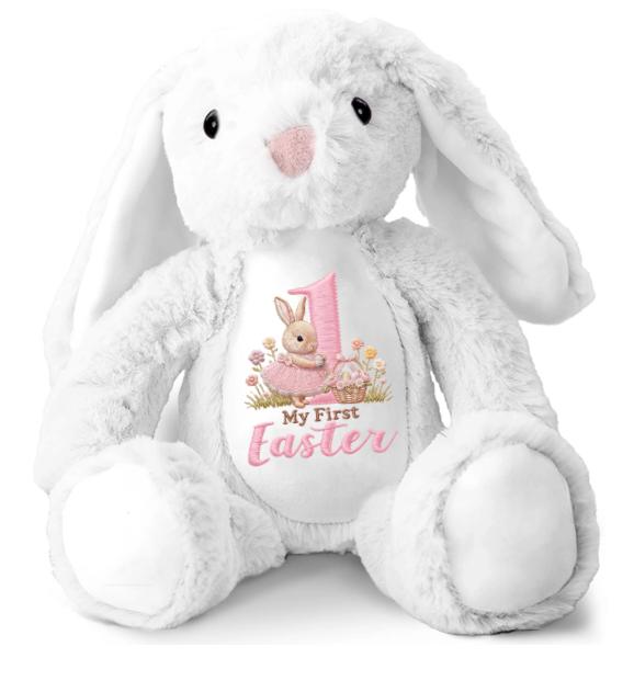 Baby's First Easter - Personalized Stuffed Bunny