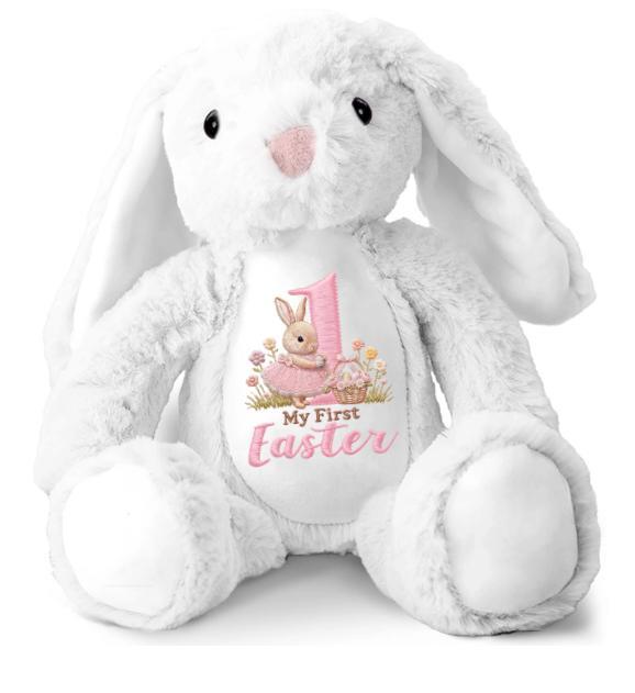 Baby's First Easter - Personalized Stuffed Bunny