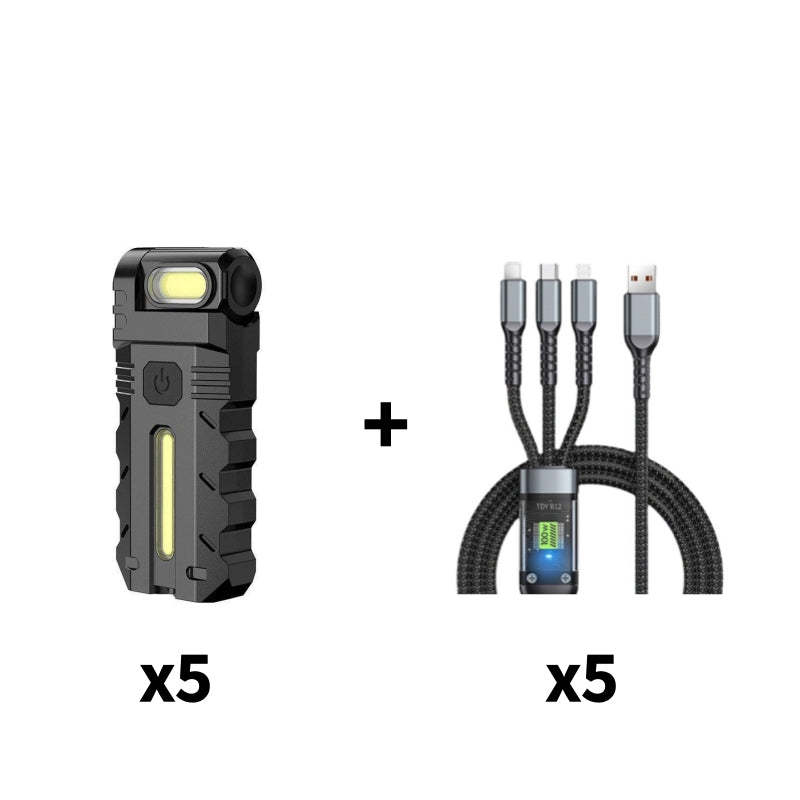 💎 50% OFF! 💎 180° Rotating Head LED Work Light – Dual Beam, Magnetic Base & USB-C Rechargeable