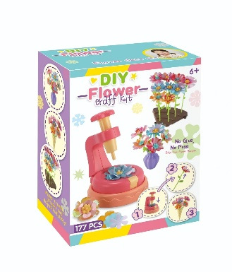 Fabric Flower Bouquets Toys, DIY Craft Kits Toys for Kids