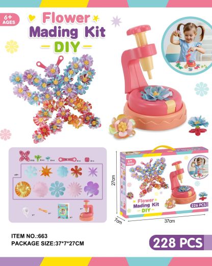 Fabric Flower Bouquets Toys, DIY Craft Kits Toys for Kids