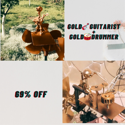 🔥Limited Time 57% OFF🥁Handmade Metal Rock Band Windmill🎁
