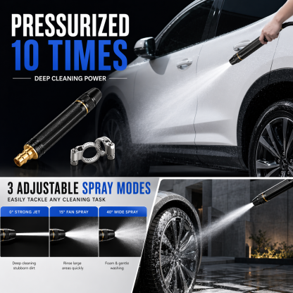 💧QIAWI Upgrade Car Washing Water Sprayer More Power. Less Effort. Better Everyday Cleaning.