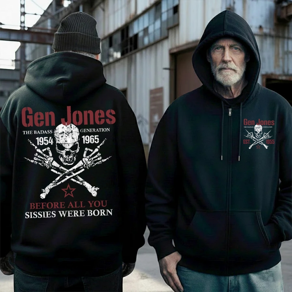 Gen Jones The Badass Generation 1954-1965 Skull Graphic T-Shirt