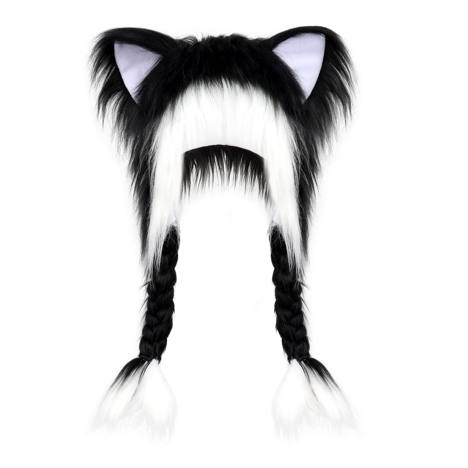 🏆Flash Sale⚡ Clearance Sale💥Cute Plush Cat Hat Fluffy Ear Headwear Winter Warm Earmuffs Head Mask