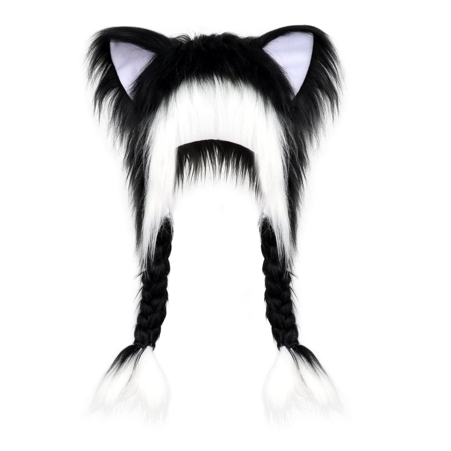 🏆Flash Sale⚡ Clearance Sale💥Cute Plush Cat Hat Fluffy Ear Headwear Winter Warm Earmuffs Head Mask