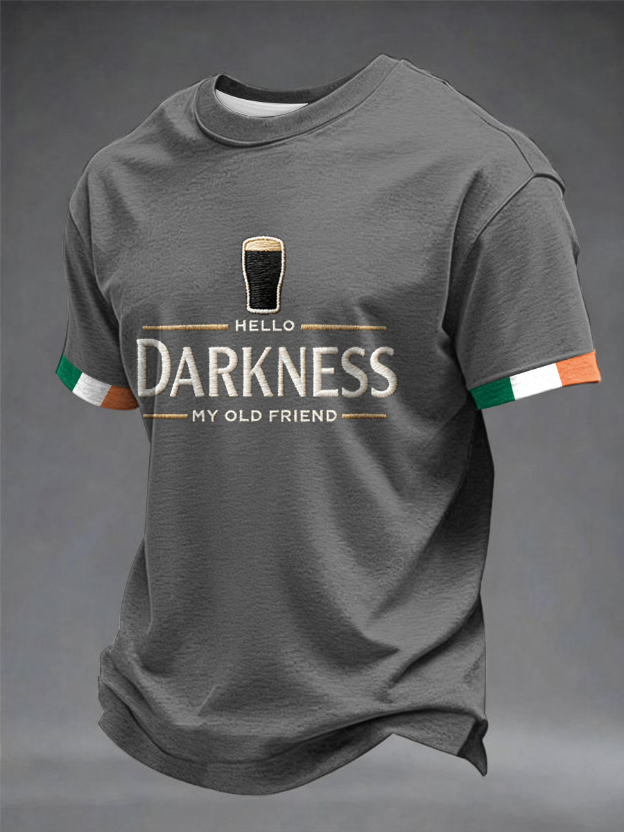 Men's Hello Darkness My Old Friend  t-shirt