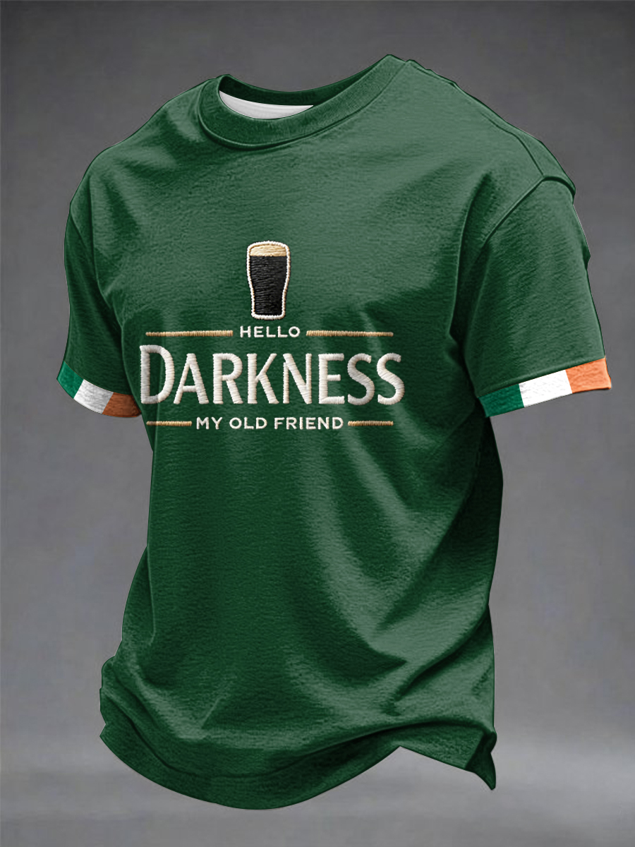 Men's Hello Darkness My Old Friend  t-shirt