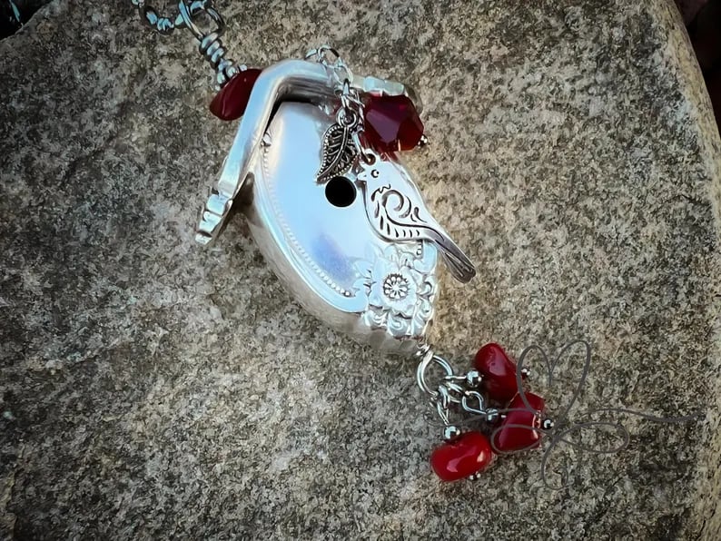 🔥⏰✨The 1951 Magnolia Birdhouse Necklace