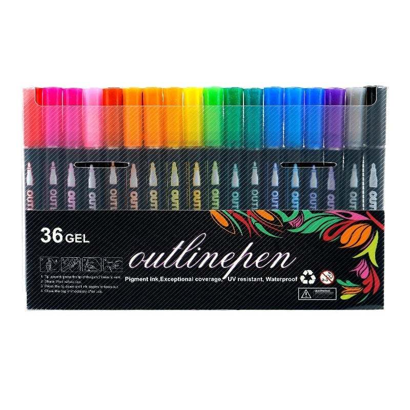 🔥Dreamy Sparkle Dual-Line Contour Pen