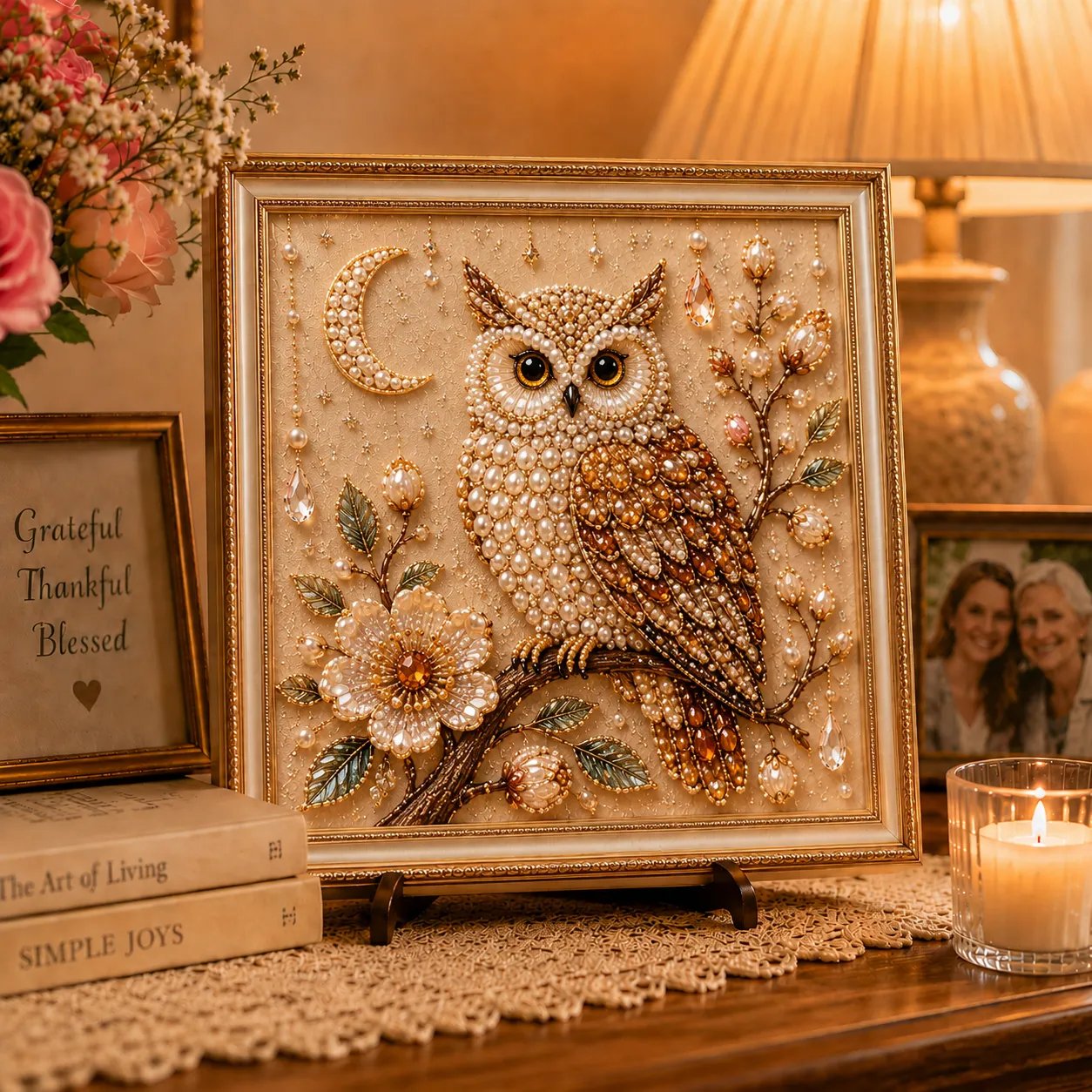 🔥Last Day 50% OFF 🌸 Luxury Bird Pearl Art DIY Kit for Elegant Home Decor, Relaxing Handcraft Projects and Gift‑Ready Wall Art