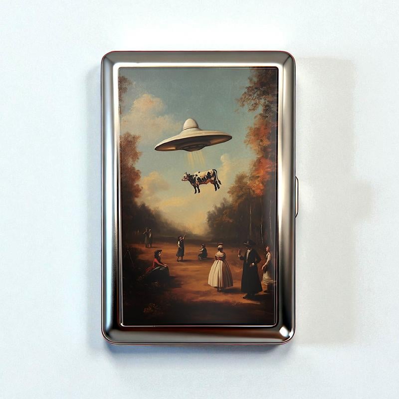 🛡️Vintage Art Deco Versatile Card & Cash Case With RFID Protection