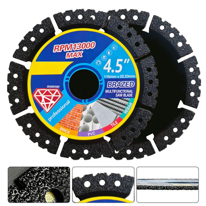 🛠️ ✨ 4.5" Multi-Material Diamond Blade - Zero Compromise, Max Durability