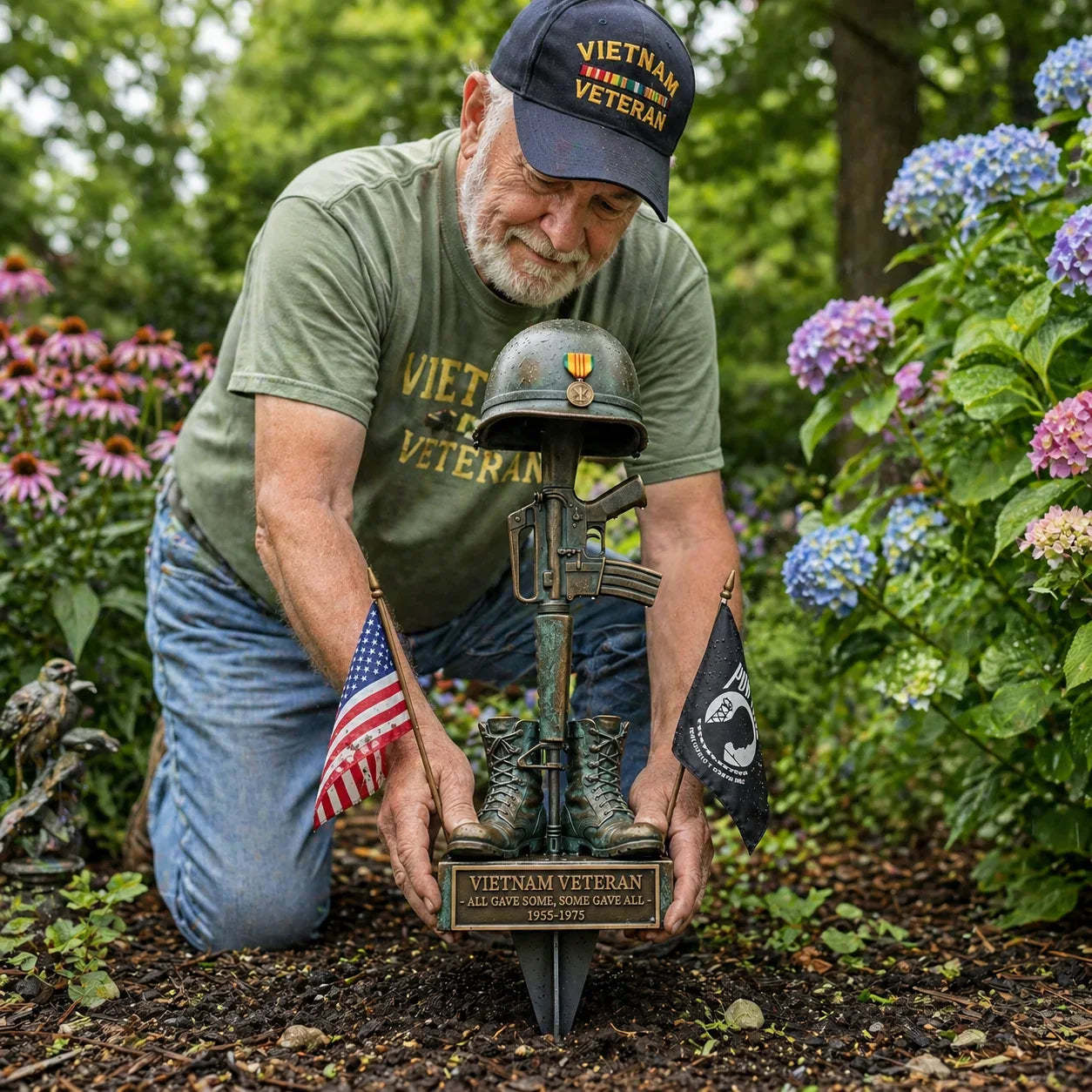 🎖️Vietnam Veteran Tribute Garden Stake