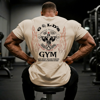 Men's Fashion Fitness Printed T-shirt