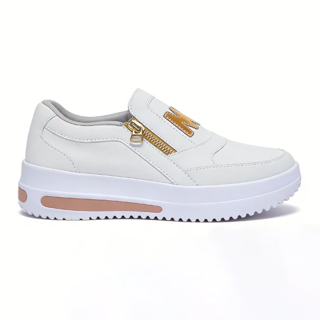 🔥49% OFF🔥Women’s Comfort Zip Slip-On Sneakers – Lightweight, Breathable & Easy Walk Design