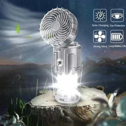 🔥🎁Hot Sale 50% OFF💡Portable LED Camping Lantern With Fan