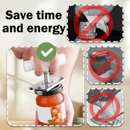 🍯 Effortless Jar Opening  – ✨ Anti-Slip Grip Jar Opener – For Comfortable, Easy Use Every Time