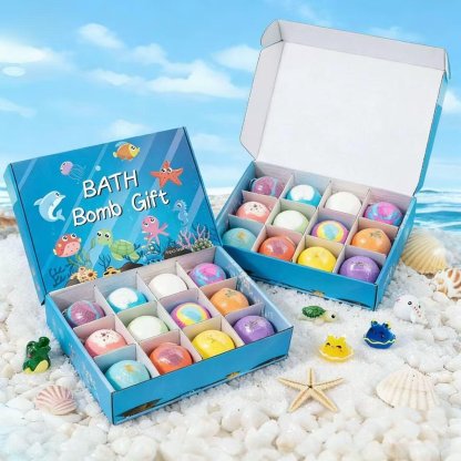 🛁🐣Bath Bombs For Kids – 12 Pack With Surprise Toys Inside