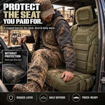 💥Limited Time-50% OFF🚙 Durable Truck Seat Cover✨ Storage, Protection & All-Day Comfort