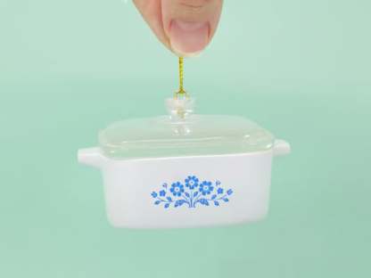 🎁Retro Gooseberry Trinket Box – Vintage Pyrex-Style Casserole Design💕