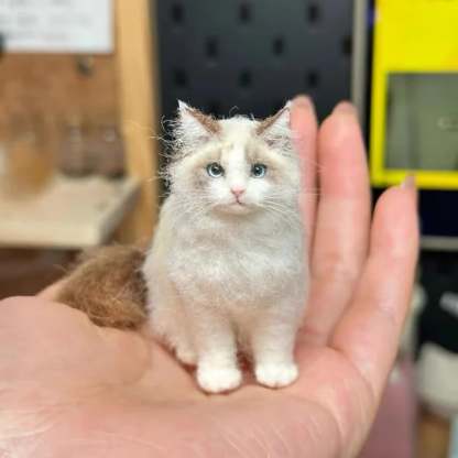 🔥Limited Time 49% OFF - 🐱💖 Mini Felted Wool Cat