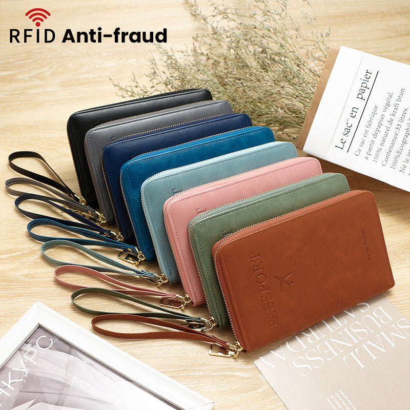 🔥50% off hot new products🔥Multi-Functional RFID Passport Wallet🎁