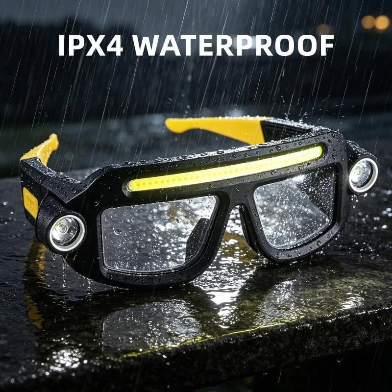 Light glasses for outdoor tasks