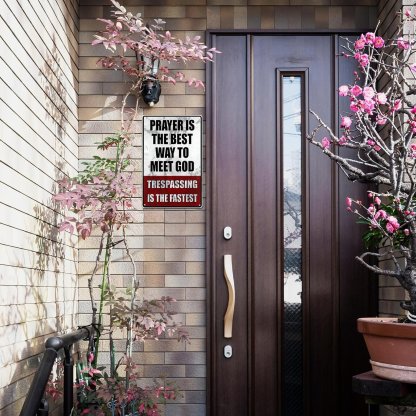 🔥Limited Time 49% OFF - Metal No Trespassing Signs Private Property Funny