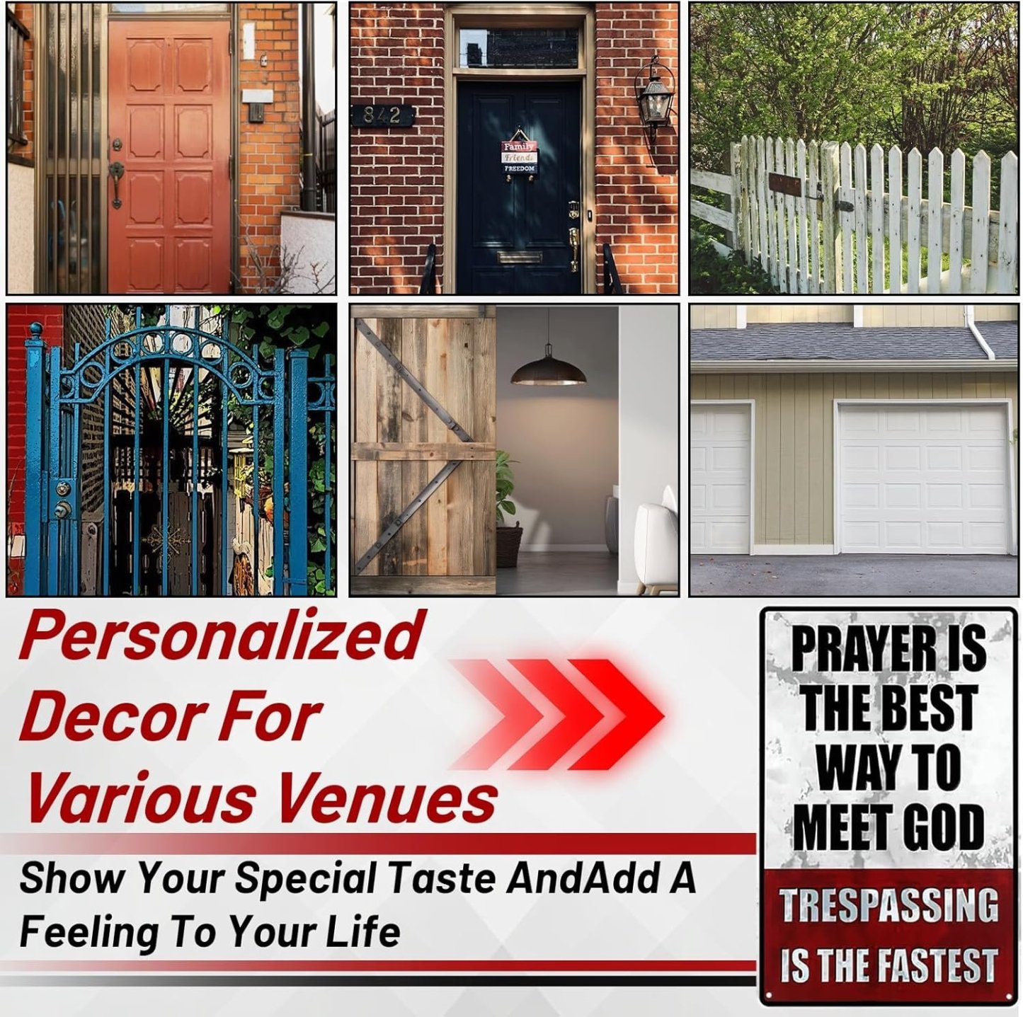 🔥Limited Time 49% OFF - Metal No Trespassing Signs Private Property Funny