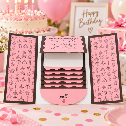 ⏰LAST DAY 50% OFF - 2026 New🎅🎁 Waterfall Christmas Gift Card Booklet 💳✨