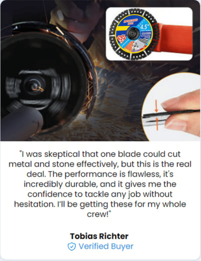 🛠️ ✨ 4.5" Multi-Material Diamond Blade - Zero Compromise, Max Durability