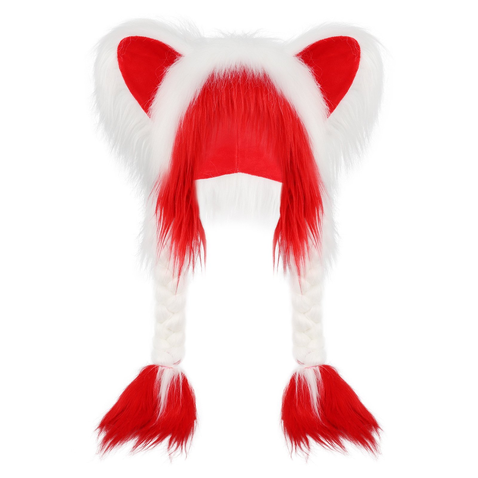 🏆Flash Sale⚡ Clearance Sale💥Cute Plush Cat Hat Fluffy Ear Headwear Winter Warm Earmuffs Head Mask